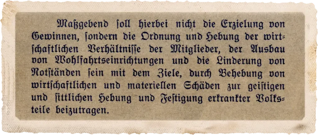 Statut der DGM aus 1927 Statut der DGM aus 1927